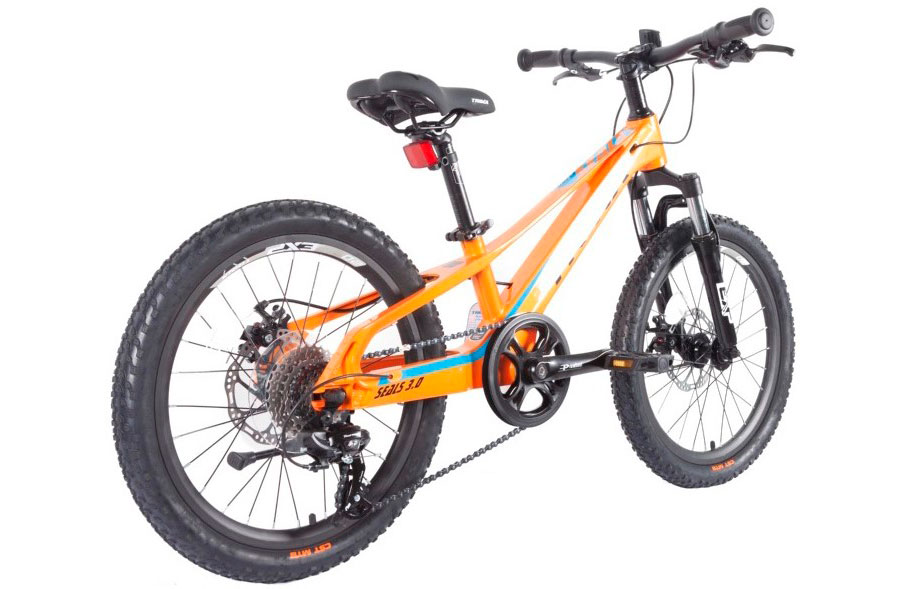 Фотография Велосипед Trinx SEALS 3.0 20" Orange-Black-Blue 2
