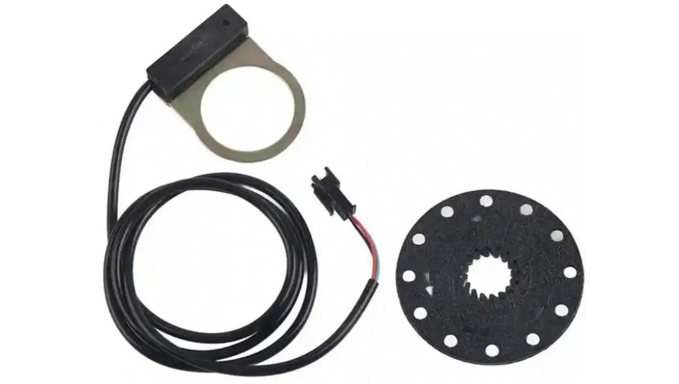 Датчик PAS 12 магнитов 3 контакта черный Датчик PAS 12 магнитов 3 контакта черный