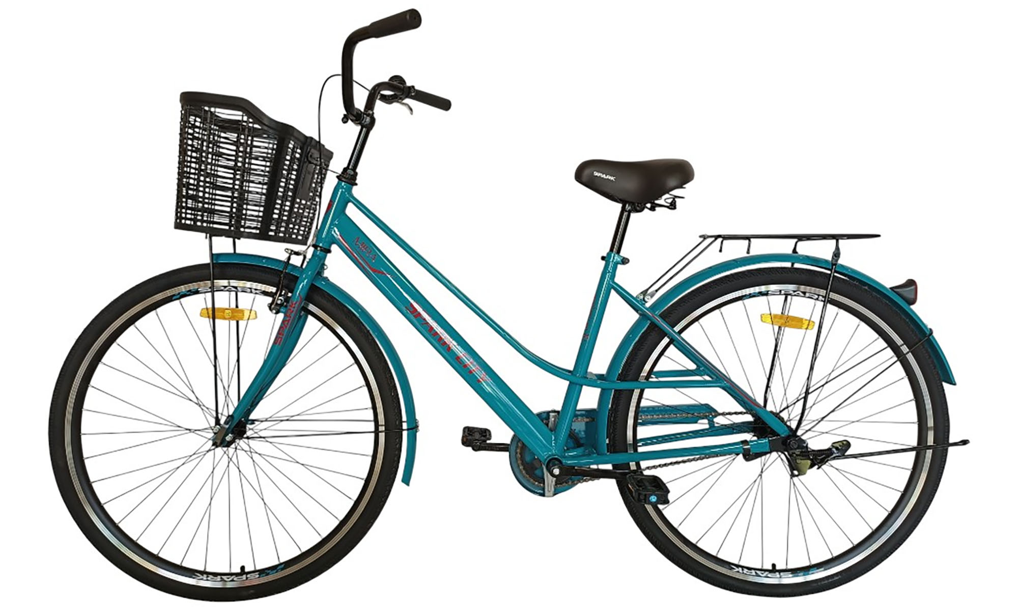 Велосипед SPARK CITY MIRA 28", размер M, рама - 18", год 2026, бирюзовый 4