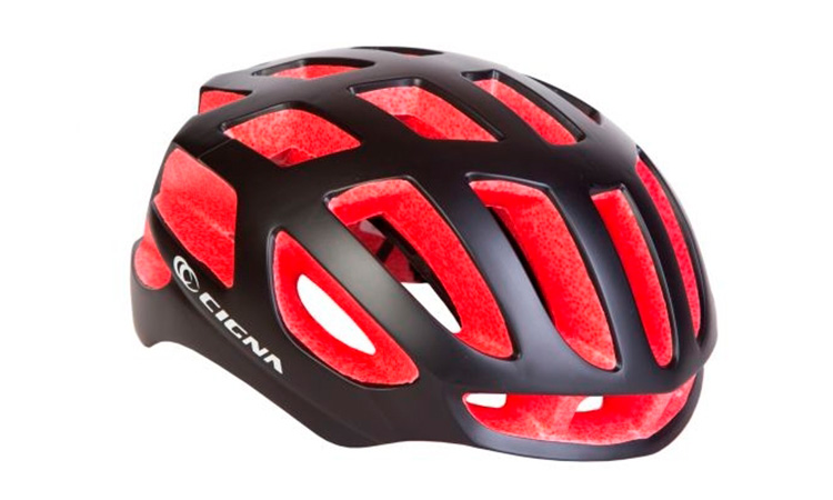 Фотография Шлем велосипедный СIGNA TT-4, размер L (58-61 см) черно-красный