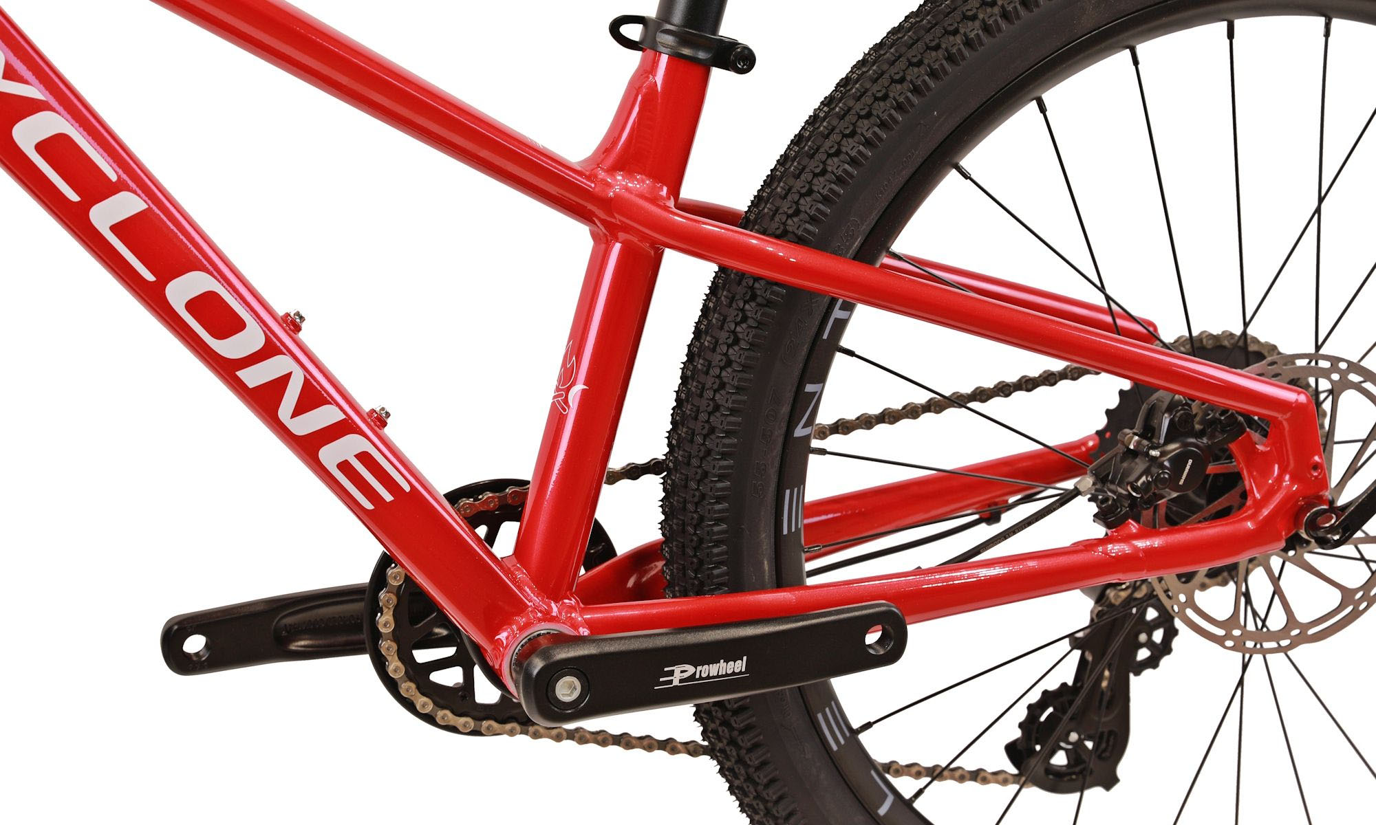 Велосипед CYCLONE ULTIMA 24", розмір XXS, рама 12", 2025, Червоний 2 Велосипед CYCLONE ULTIMA 24", розмір XXS, рама 12", 2025, Червоний 2