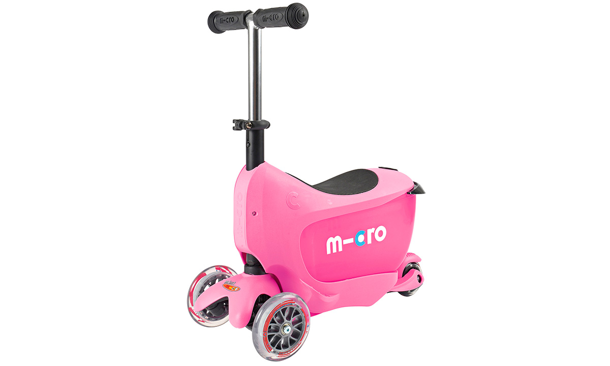 Самокат детский Mini Micro 2go Deluxe Розовый 4