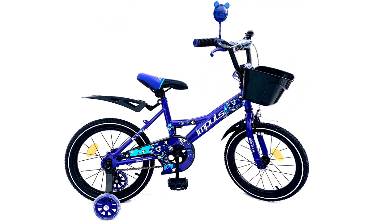 Фотография Велосипед Impuls Kids 16" (2021) 2021 blue