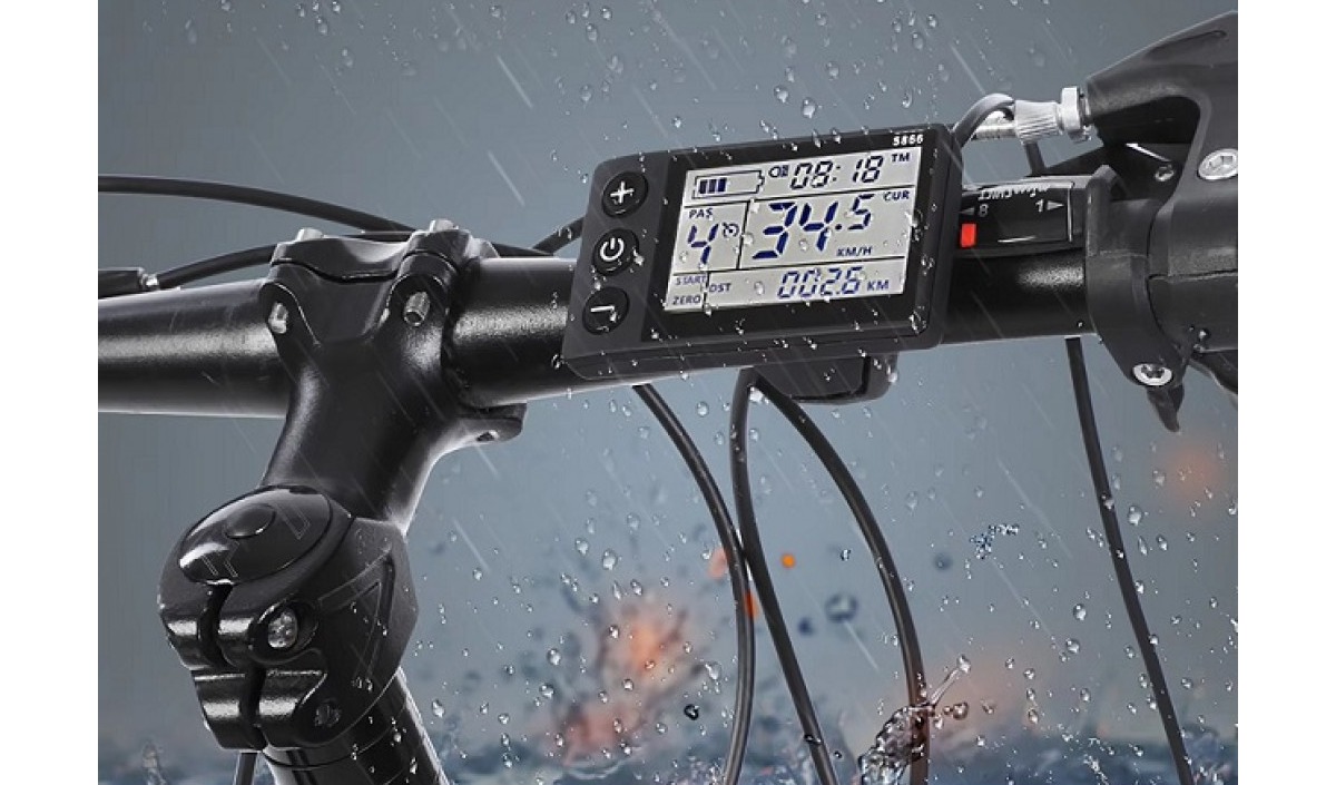 Дисплей та контролер S866-2 LCD 36V‑48V черный 2 Дисплей та контролер S866-2 LCD 36V‑48V черный 2