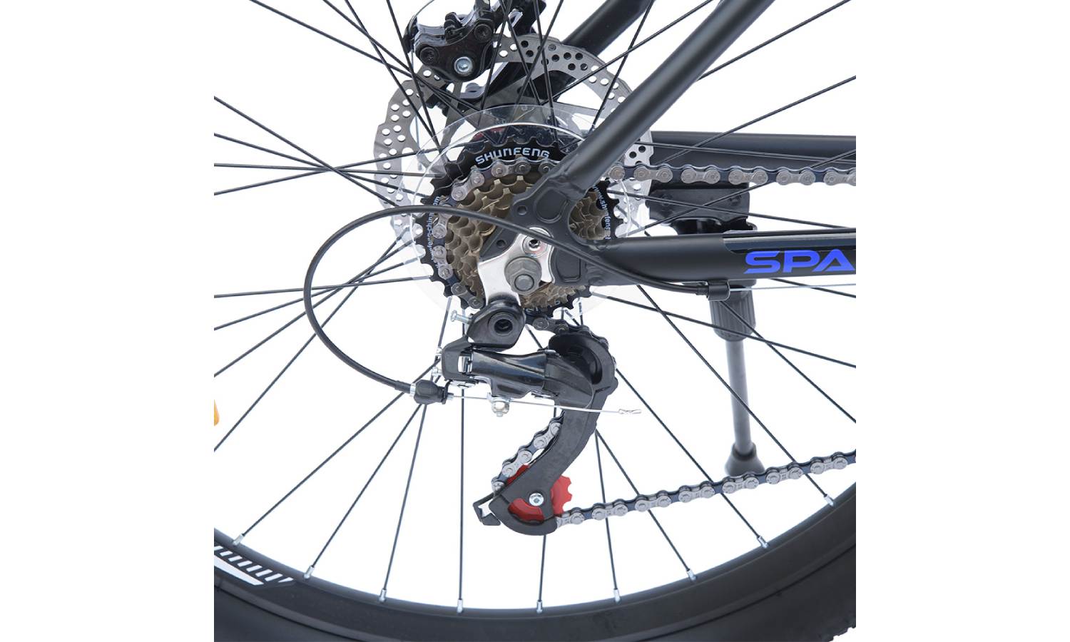 Велосипед Spark Mount 27,5" размер М рама 17 2025 черный с синим 3