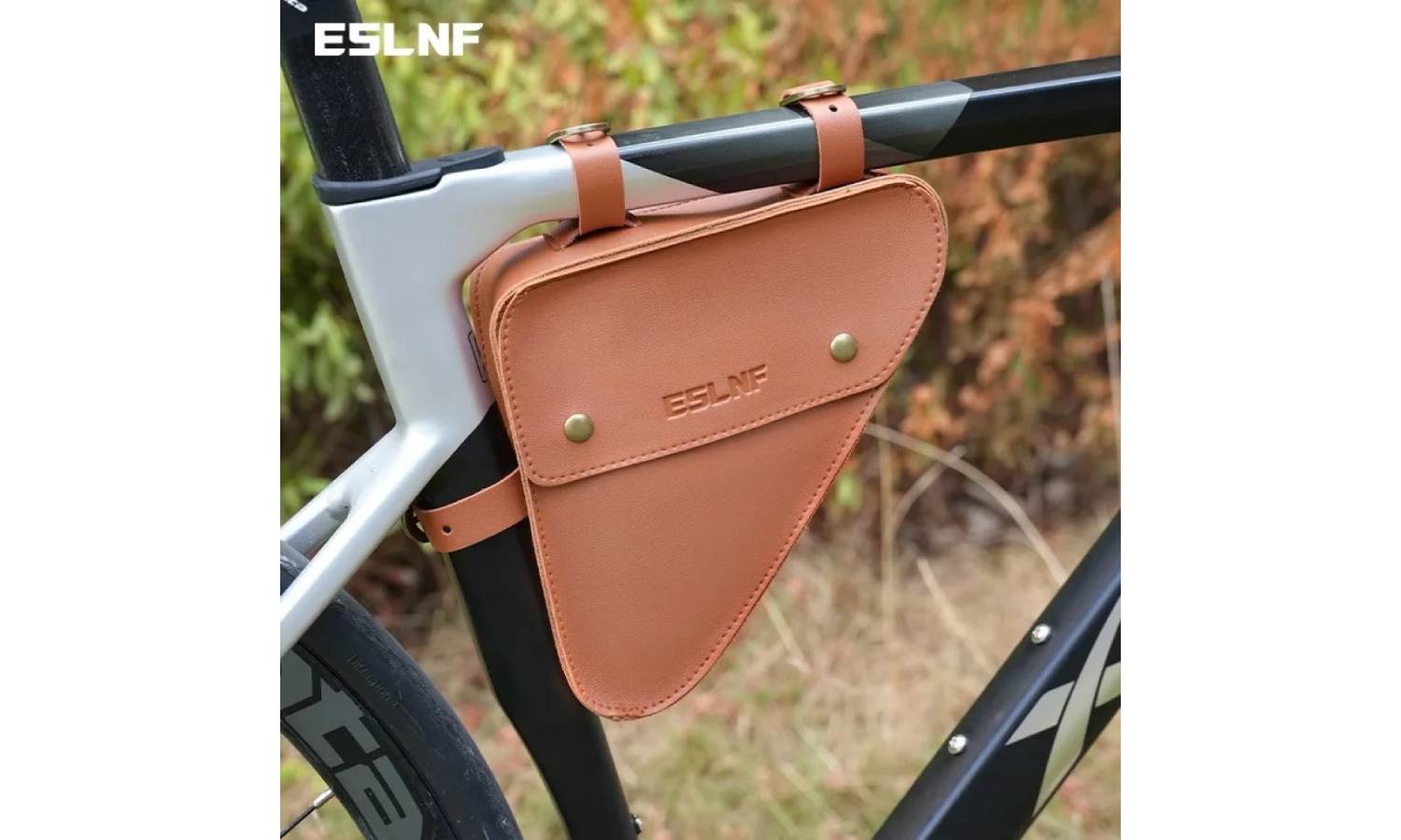 Сумка под раму угловая EsLNF Pouch Bag коричневый 4