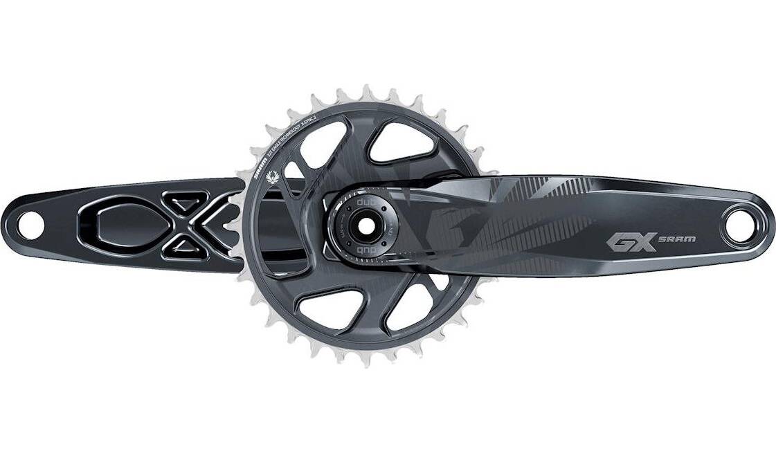 Фотография Шатуны Sram GX Eagle DUB 12s 175 w Direct Mount 32t X-SYNC 2 Chainring Lunar (DUB Cups/Bearings Not Included)