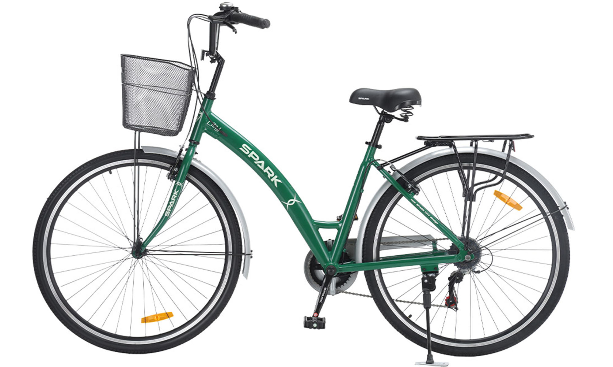 Велосипед SPARK CITY REINE 28", размер L, рама 18", год 2026, зелёный 4 Велосипед SPARK CITY REINE 28", размер L, рама 18", год 2026, зелёный 4