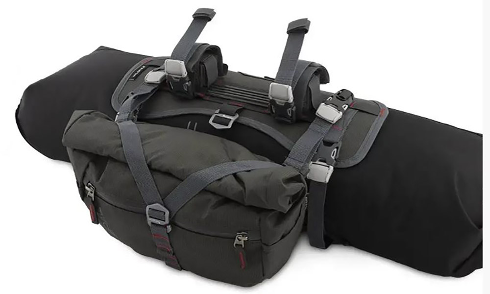 Сумка на руль AcePac Bar Drybag 8 л, серая 2