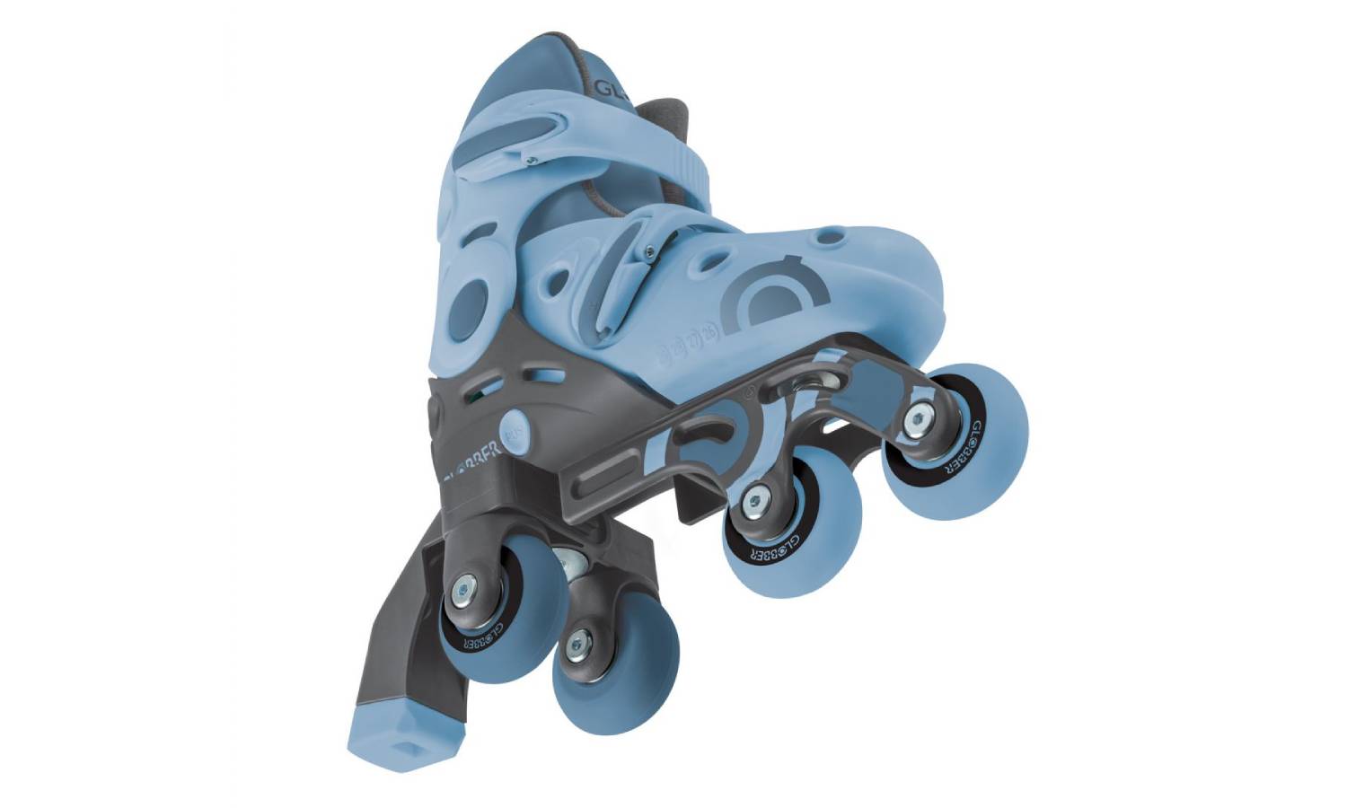 Роликовые коньки GLOBBER 2в1 серо-синие размер 30-33 4