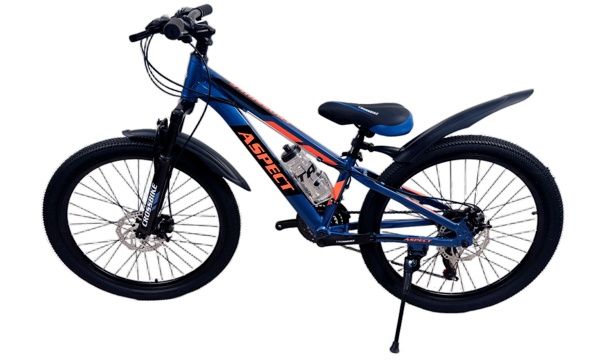 Велосипед CrossBike Aspect 26", розмір XS, рама 13", рік 2026, Синій 2 Велосипед CrossBike Aspect 26", розмір XS, рама 13", рік 2026, Синій 2