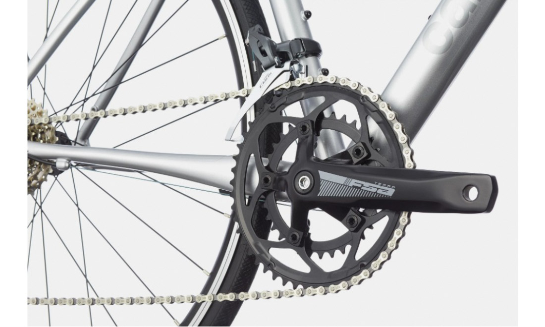 Велосипед Cannondale CAAD Optimo 4 28" (2021) 2021 серебристый 3 Велосипед Cannondale CAAD Optimo 4 28" (2021) 2021 серебристый 3