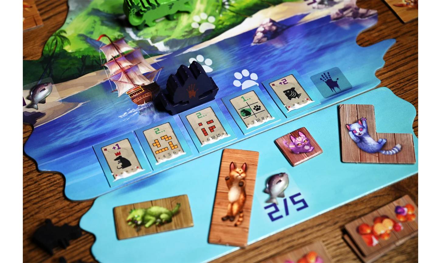 Настольная игра Остров кошек: Котята и зверята (The Isle of Cats: Kittens + Beasts) 7