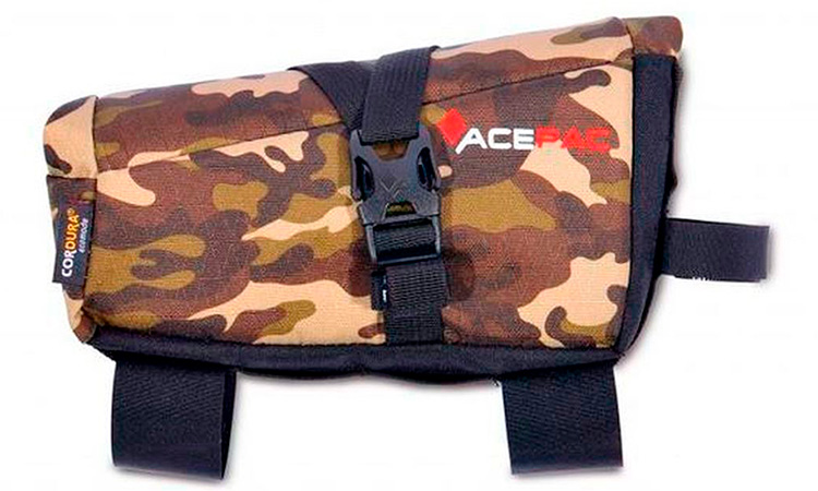 Фотография Сумка на раму Acepac ROLL FUEL BAG, коричнево-зеленая