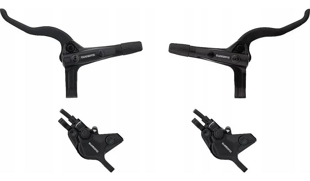 Тормоз гидравлический Shimano BR-MT410, 1000/1700мм пара, черный