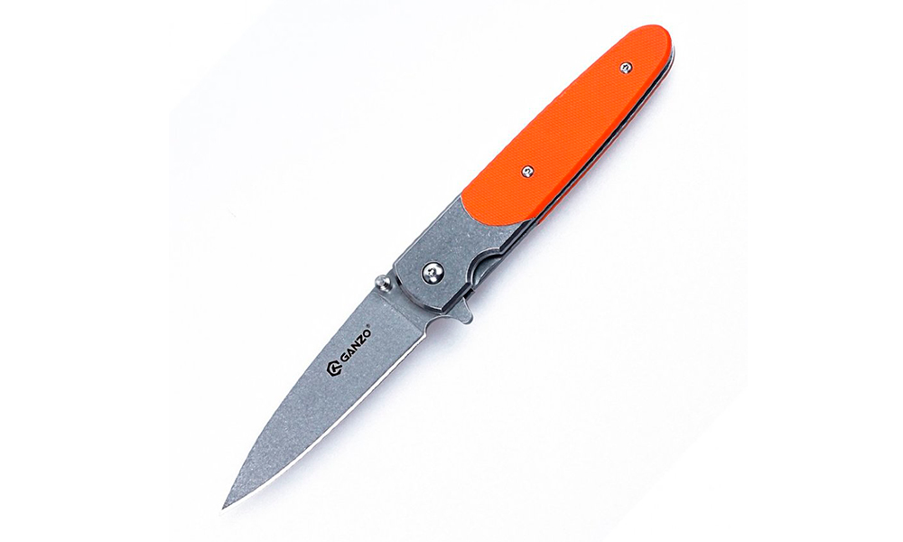 Фотография Складной нож Ganzo G743-2 оранжевый