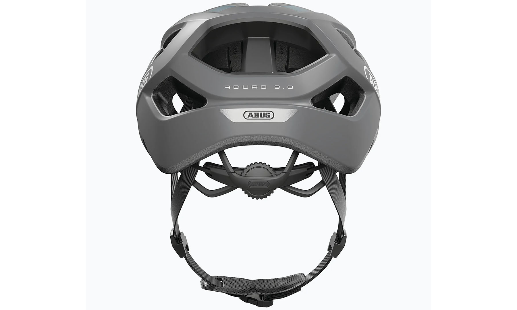 Велошлем ABUS ADURO 3.0 race grey, размер S (51-55 см), серый 2 Велошлем ABUS ADURO 3.0 race grey, размер S (51-55 см), серый 2