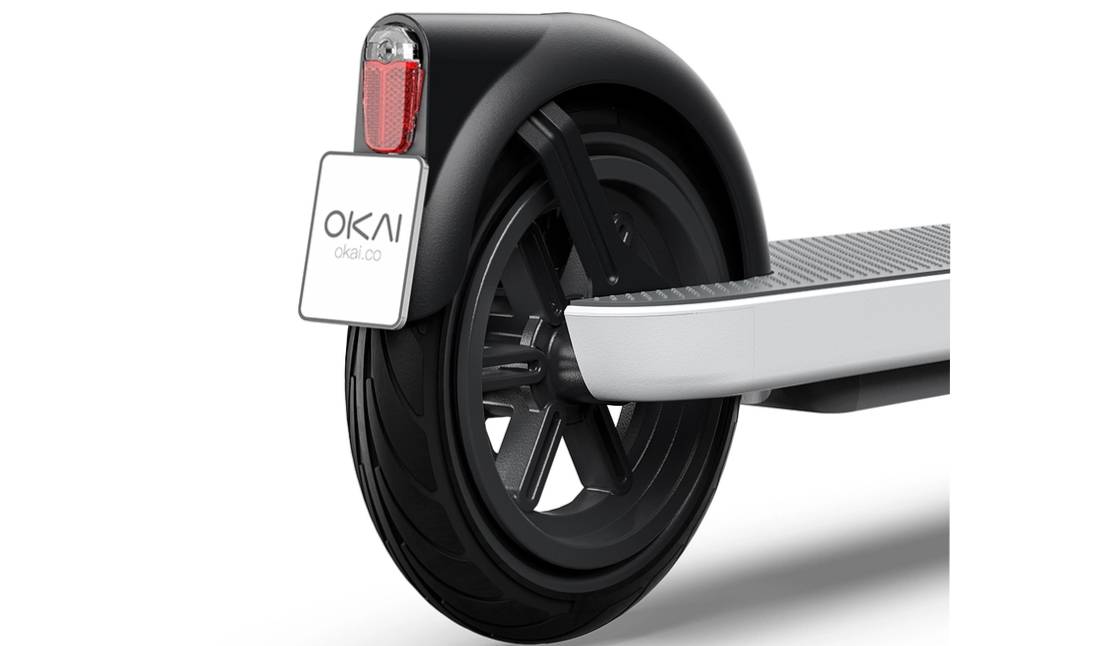 Электросамокат OKAI ES10-NEON Lite 9" 300(600)W, 7.8Ah, NFC, App, белый 13