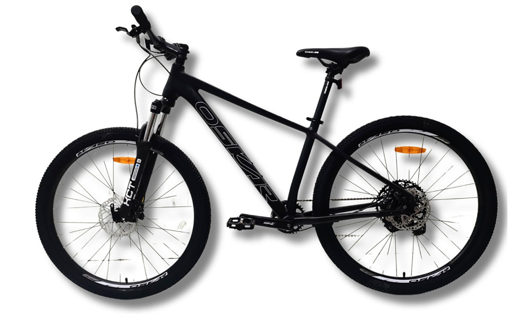 Велосипед OSKAR PHANTOM 27,5", розмір M, рама 16", 2025, чорний матовий 2