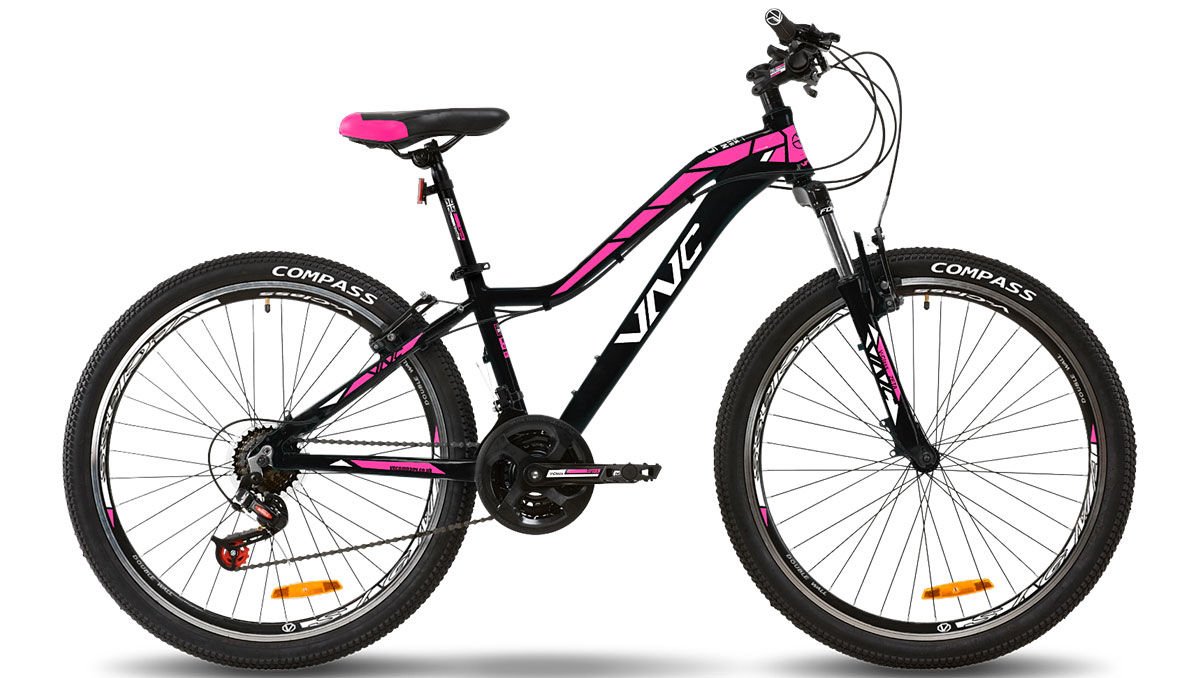 Велосипед VNC MontRider A5 FMN 27,5" размер S 2023 Черно-розовый