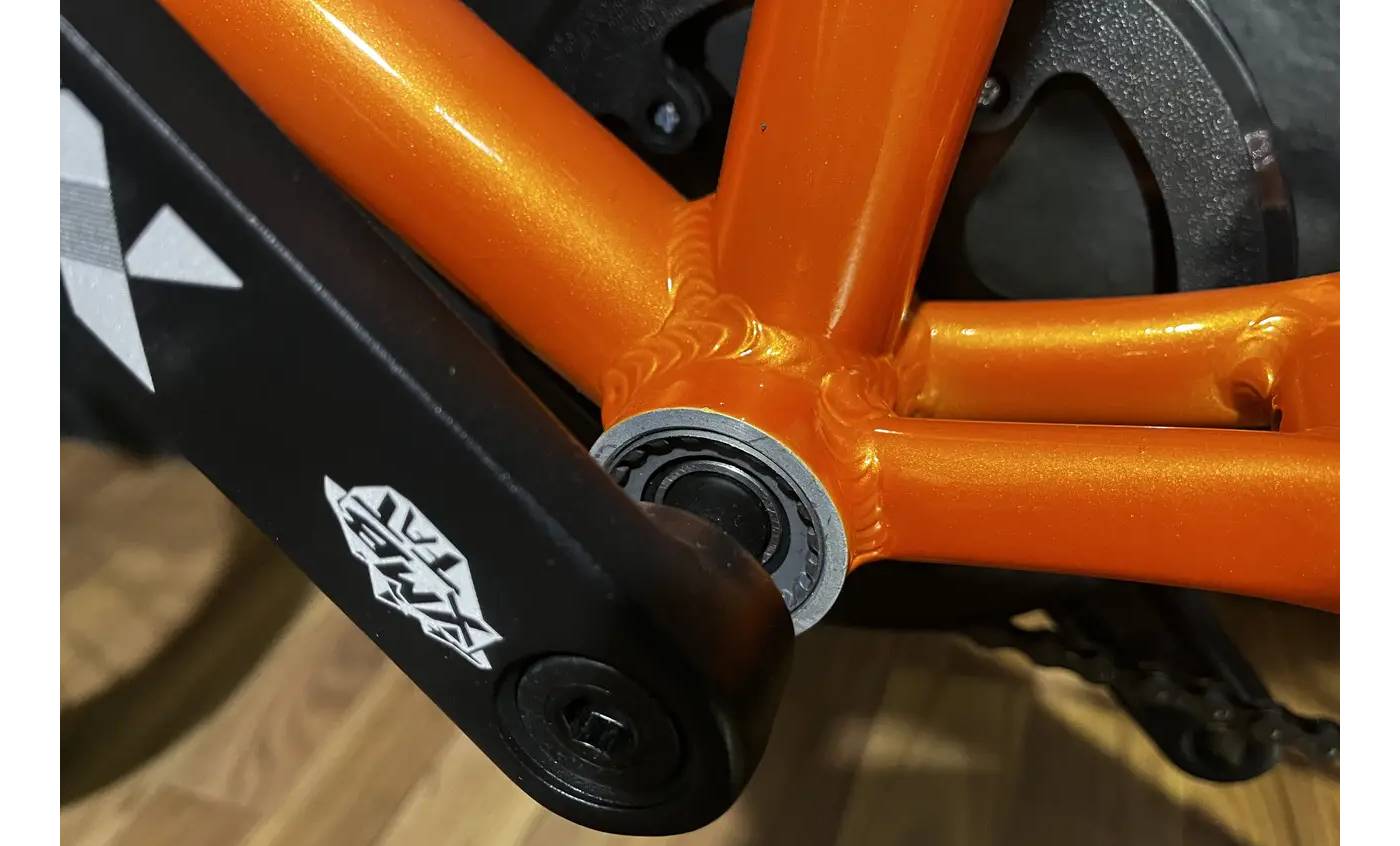 Фотография Велосипед Crosser Super Light 24" размер XXS рама 11 2021 Оранжевый 4
