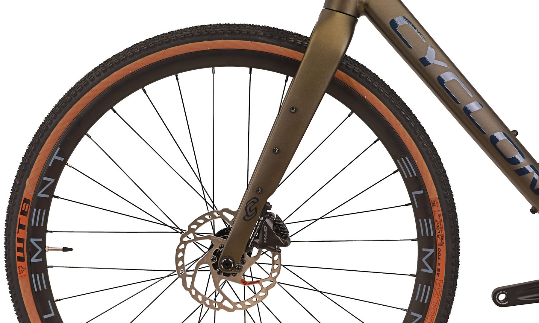 Велосипед Cyclone GSX 28" (700c), розмір рами XL (58 см), 2025, зелено-сірий (мат) 6