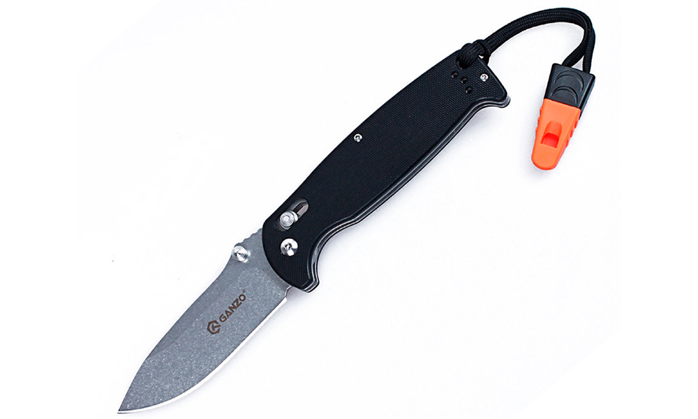 Складной нож Ganzo G7412-BK-WS черный