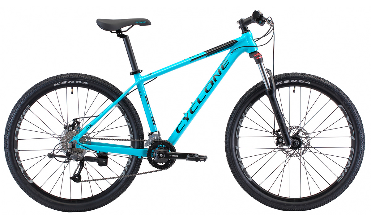 Велосипед 27,5" Cyclone AX (2020) 2020 блакитний 7