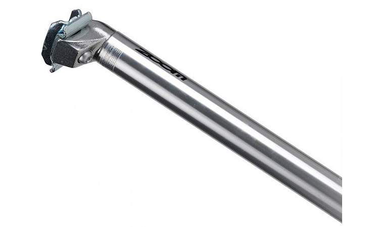 Фотографія Підсідельна труба Zoom SP-C208 27.2 мм, 350 мм, срібляста