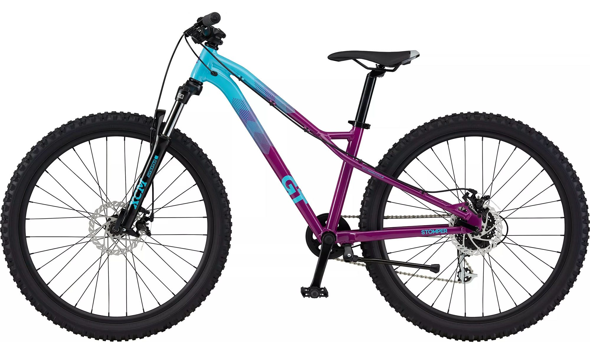 Велосипед GT Stomper HT Ace RAS OS 26", One size, 2025, синьо-фіолетовий 3