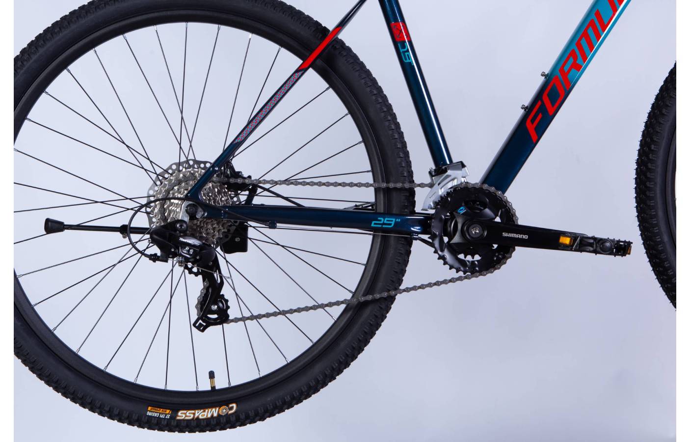 Велосипед Formula DRIVE HDD 29" розмір ХL рама 21" 2025 сине-бирюзовый 4