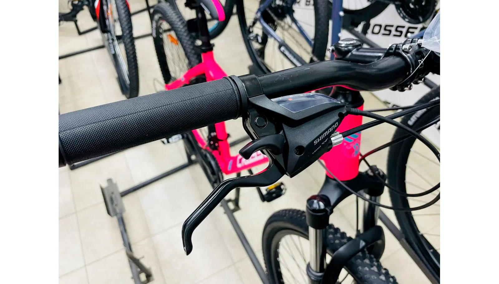 Фотография Велосипед Crosser Selfy 26" размер S рама 15 Розовый 4