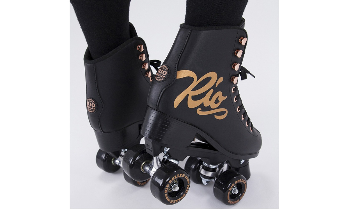 Ролики Rio Roller ROSE, размер 39,5, Черный