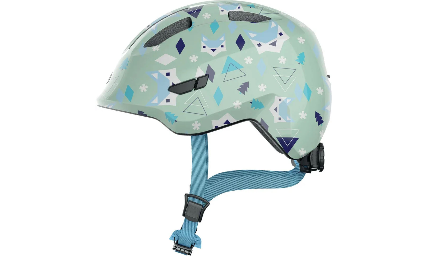 Велошлем детский ABUS SMILEY 3.0 Green Nordic, размер S (45-50 см), зеленый нордический 