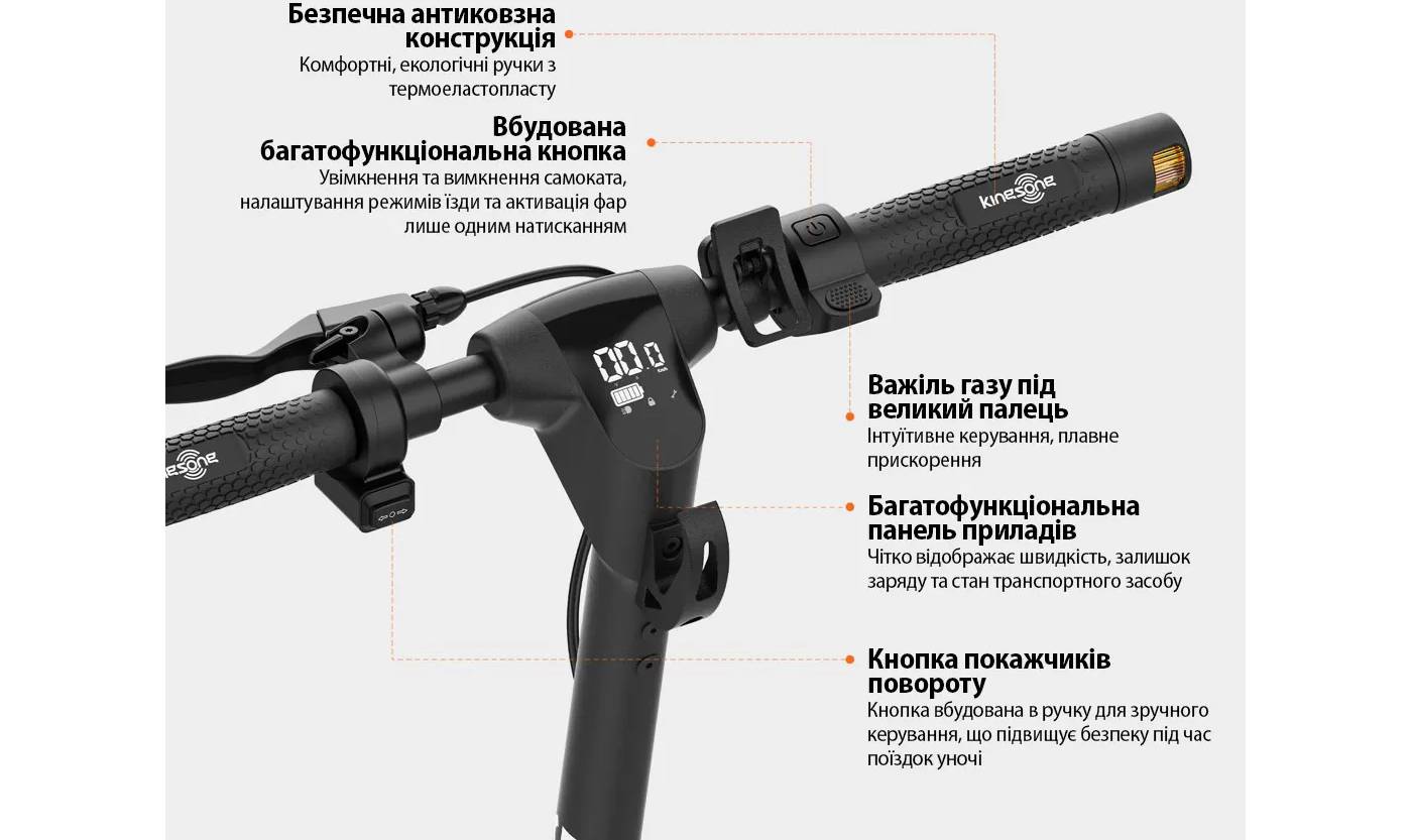 Электросамокат KS-E1 KSE 350W 7,8 Ah 8.5" 6