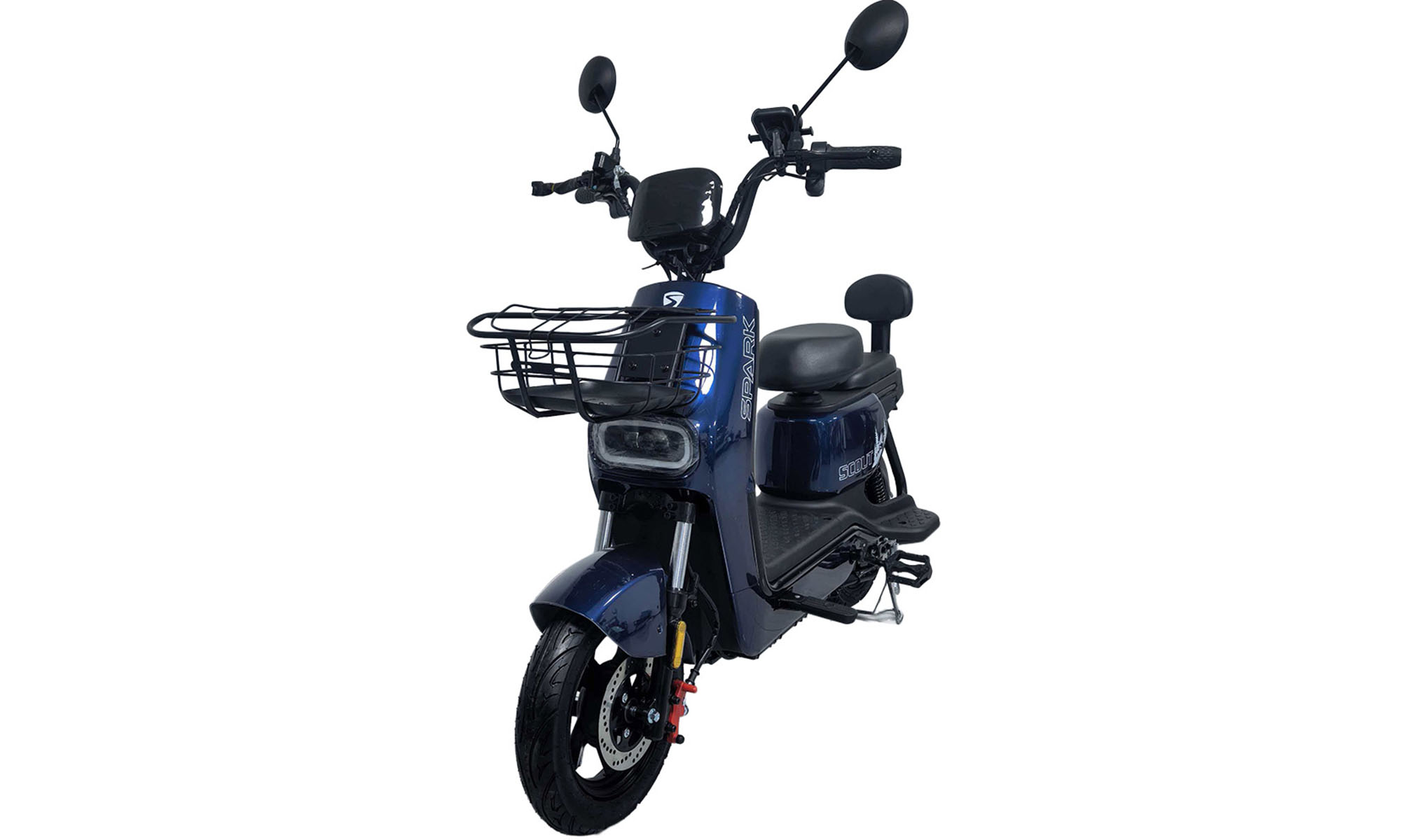 Велосипед с электромотором SPARK SCOUT 10", размер One Size, рама 14", 60V/1000W/25Ah, год 2026, синий 2