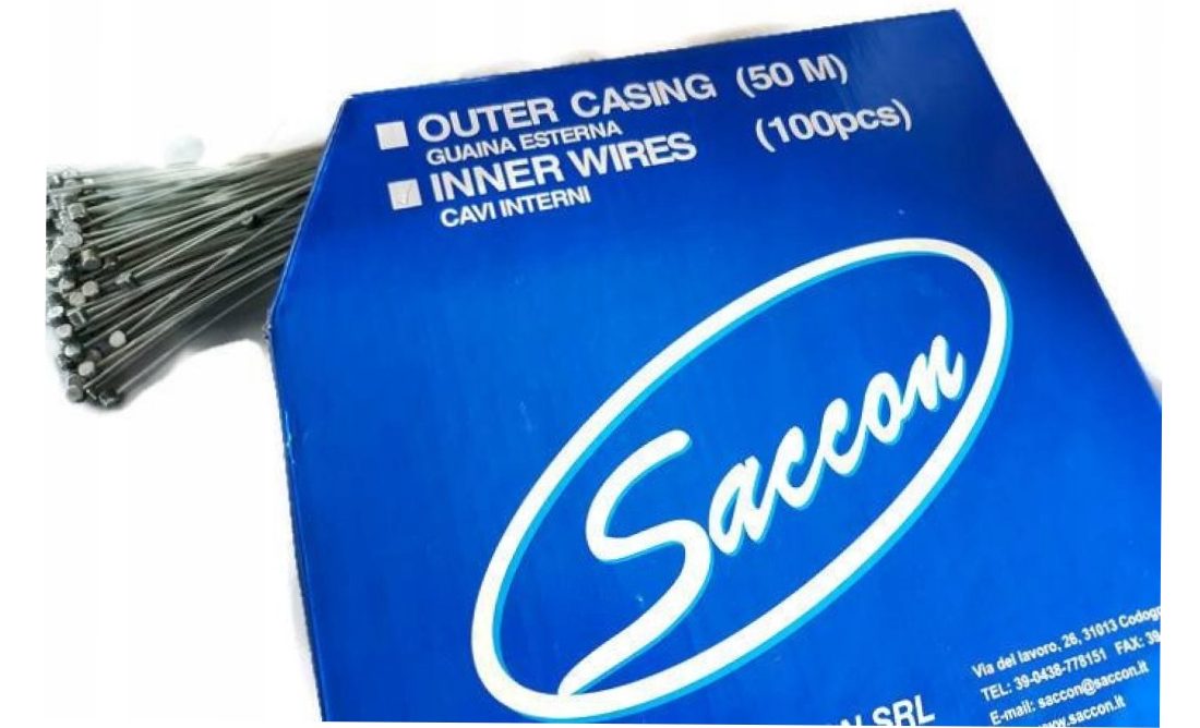 Трос тормоза Saccon 2300мм оцинкованный 1шт. шлифованный Трос тормоза Saccon 2300мм оцинкованный 1шт. шлифованный