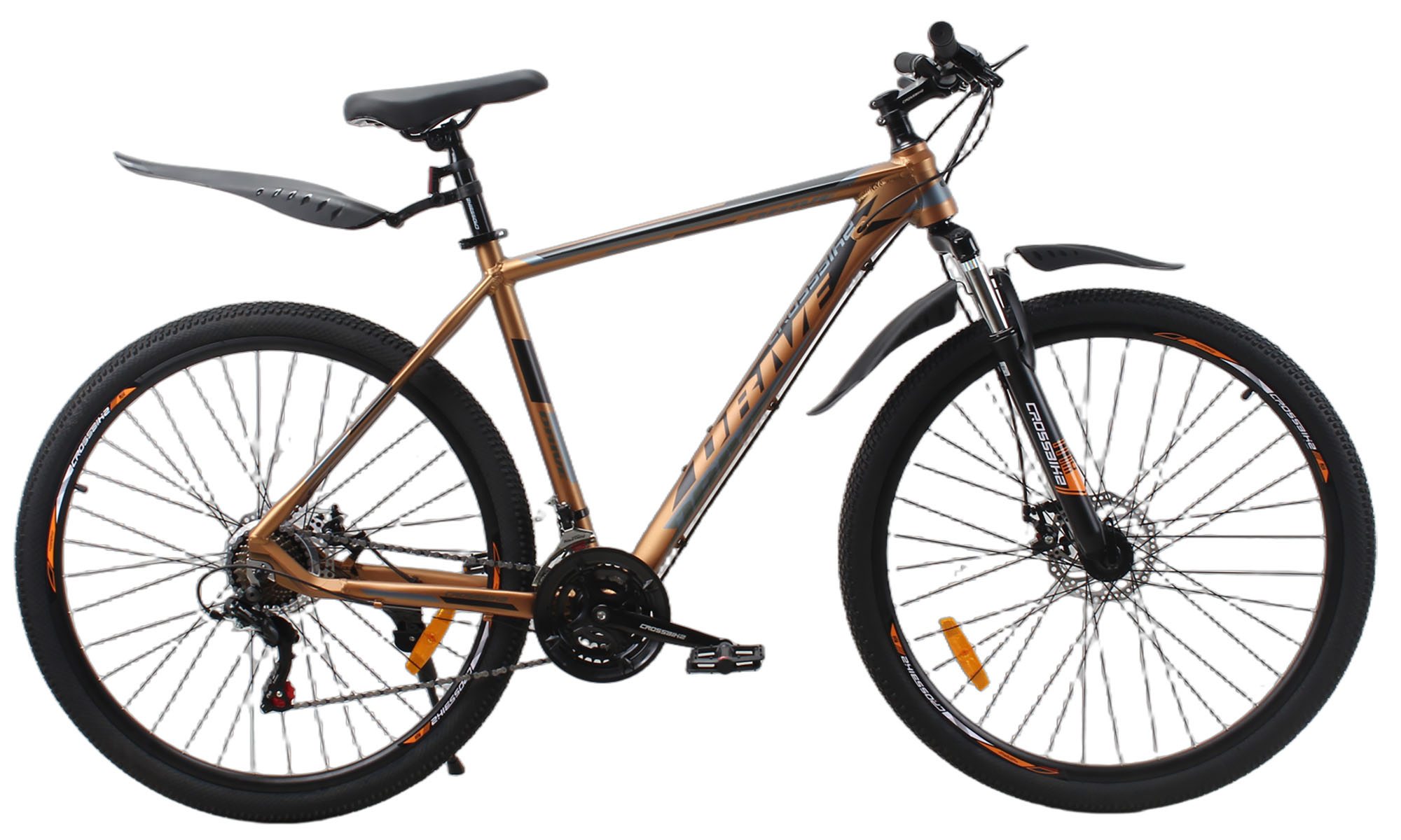 Велосипед Crossbike Drive 29", розмір XL, рама 21", рік 2026, Бронза Велосипед Crossbike Drive 29", розмір XL, рама 21", рік 2026, Бронза