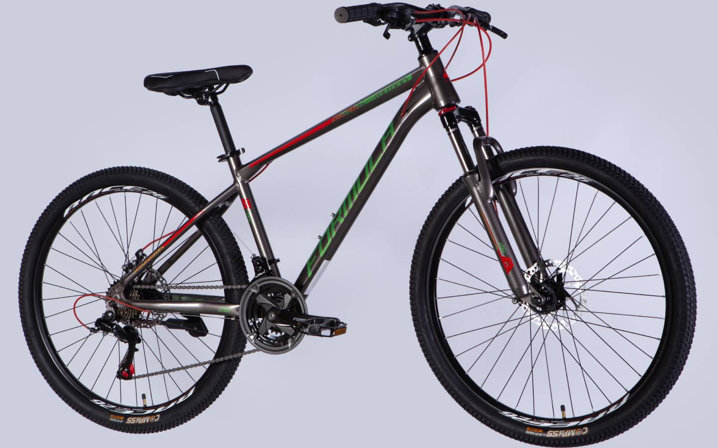 Велосипед Formula MOTION DD FR, 26", розмір S, рама 16", 2025, сіро-червоний 3