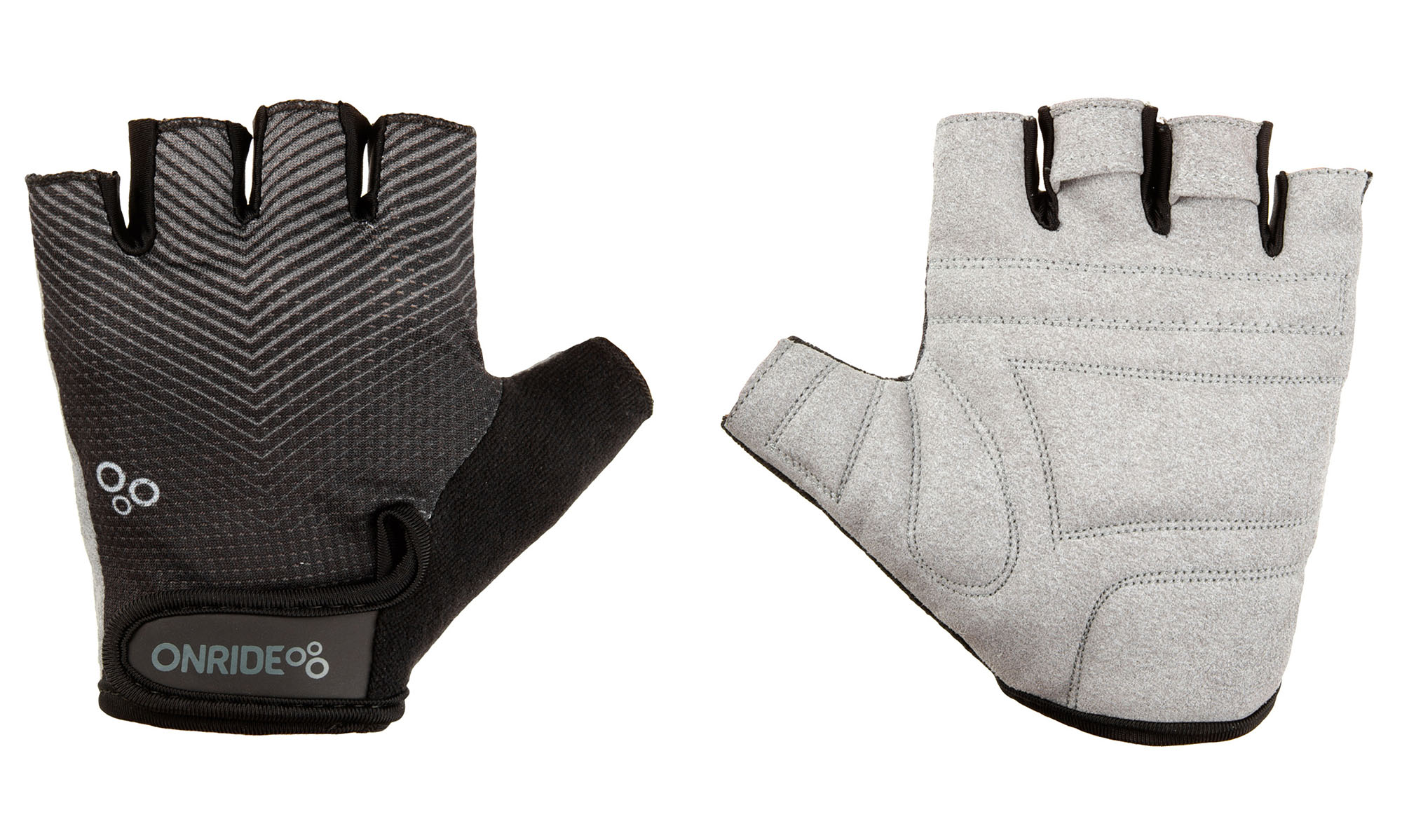 Перчатки ONRIDE TID 20 полоски цвет черный/серый, размер XL 