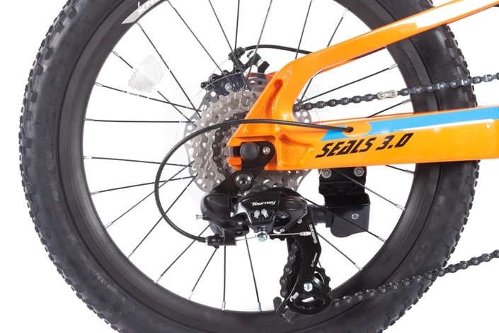 Фотография Велосипед Trinx SEALS 3.0 20" Orange-Black-Blue 7