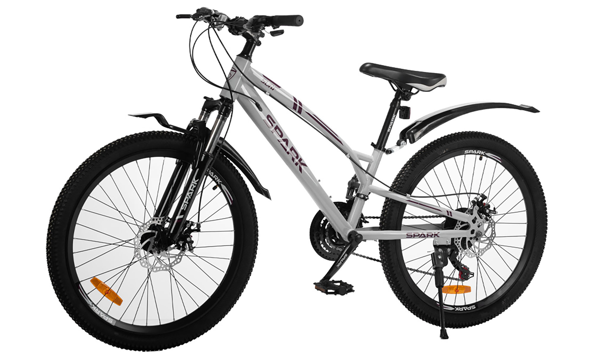 Велосипед SPARK SURF 24", сірий XXS, рама 11", рік 2026, сірий 3