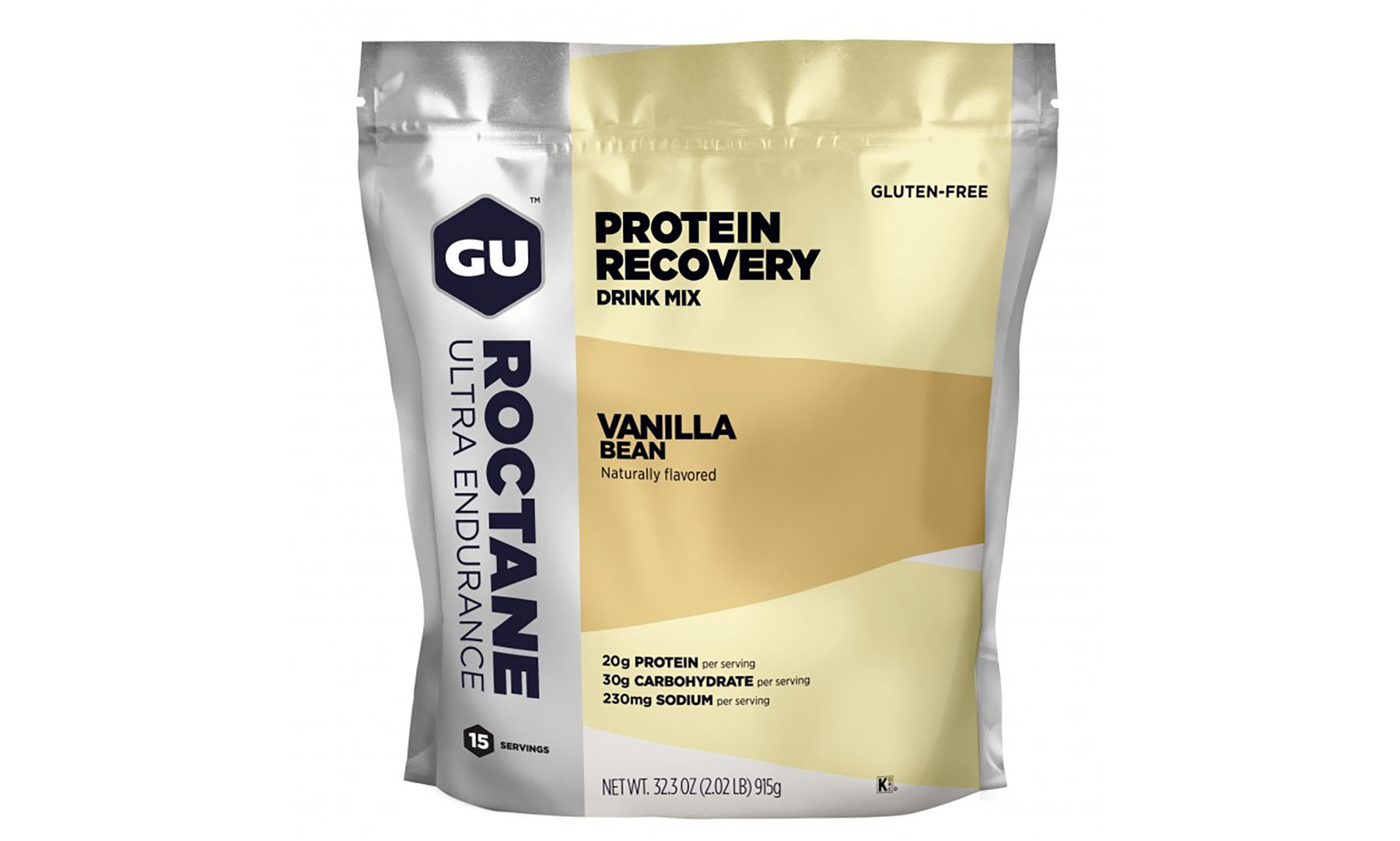 Фотография Протеин для восстановления GU Energy ROCTANE Protein Vanilla Cream, 15 порций