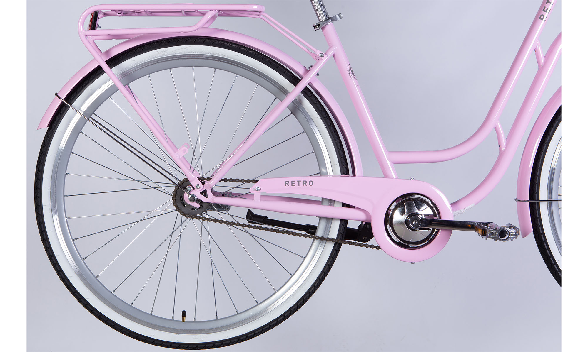 Велосипед Dorozhnik RETRO Velosteel 28", размер L, рама 19", 2025, светло-розовый  5