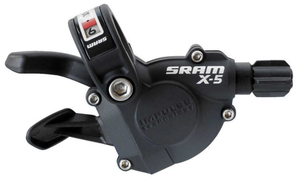 Фотография Манетки SRAM X-5 TRIGGER 3x10 черные