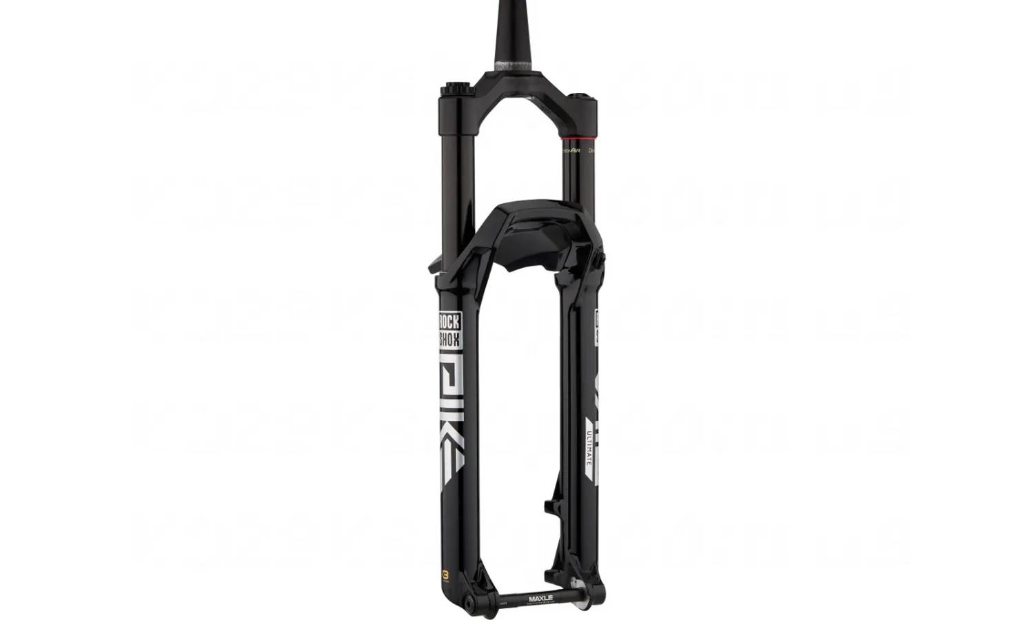 Фотографія Вилка RockShox Pike Ultimate Charger 3 RC2 - Crown 29" Boost™ 15x110 120mm Gloss Black Alum Str Tpr 44offset DebonAir+ (includes Bolt On Fender,2 Btm