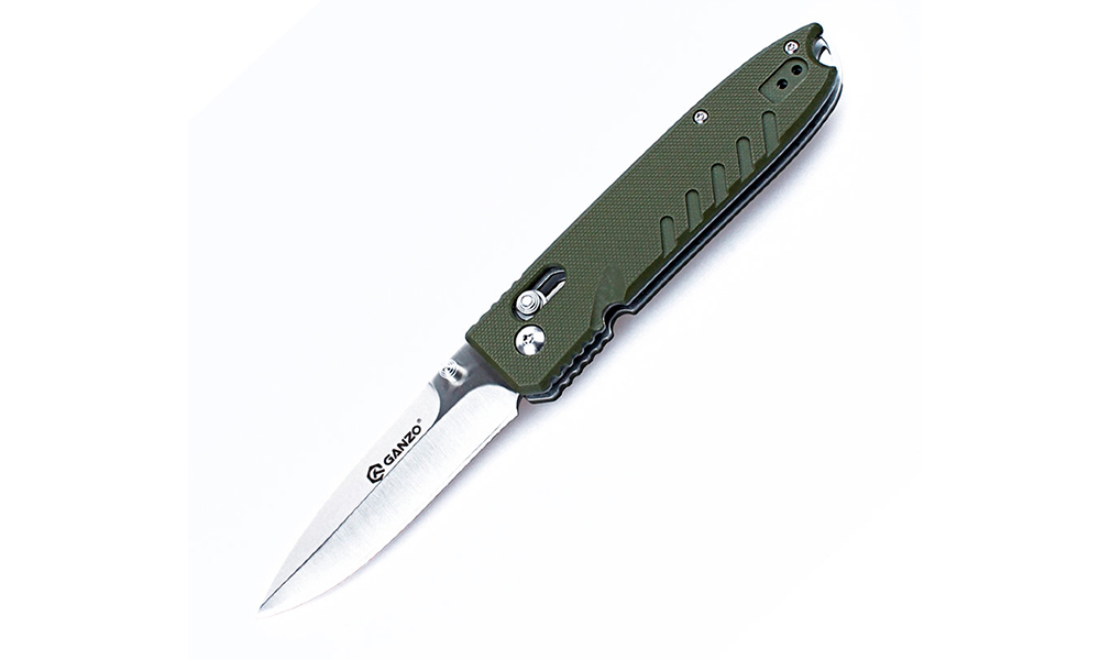 Фотография Складной нож Ganzo G746-1 зеленый