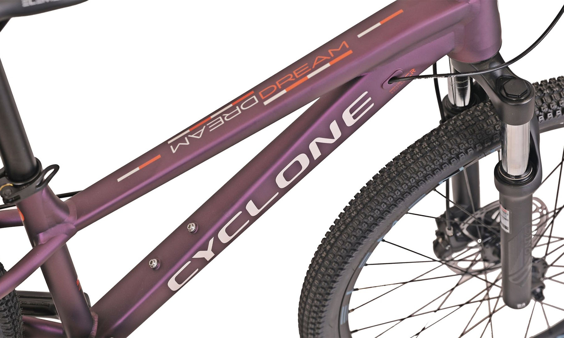 Велосипед Cyclone DREAM 24" размер рамы XXS 2024 Фиолетовый 7