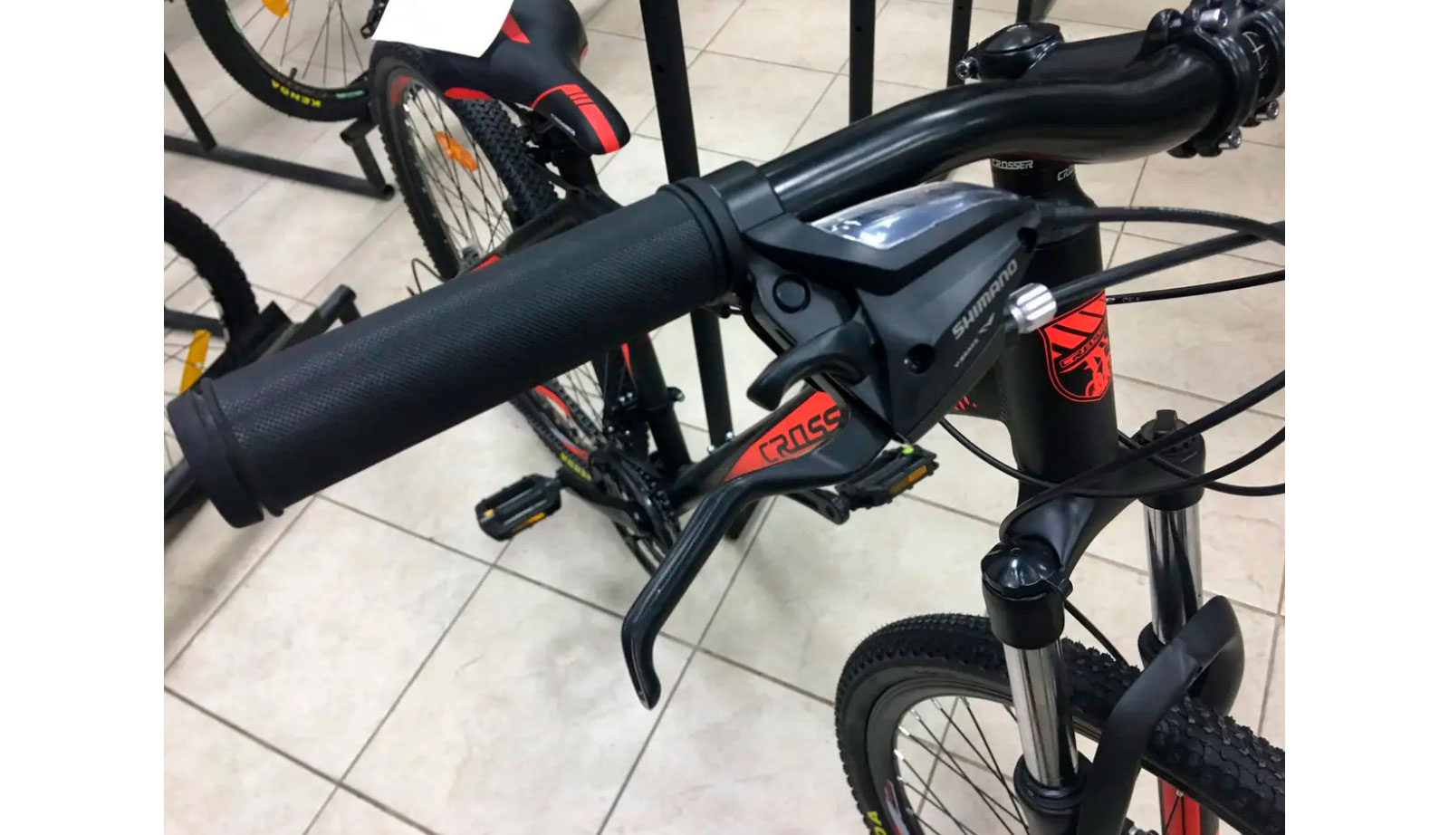 Велосипед Crosser Stream 24" розмір XXS рама 14 2021 Чорно-червоний 2 Велосипед Crosser Stream 24" розмір XXS рама 14 2021 Чорно-червоний 2