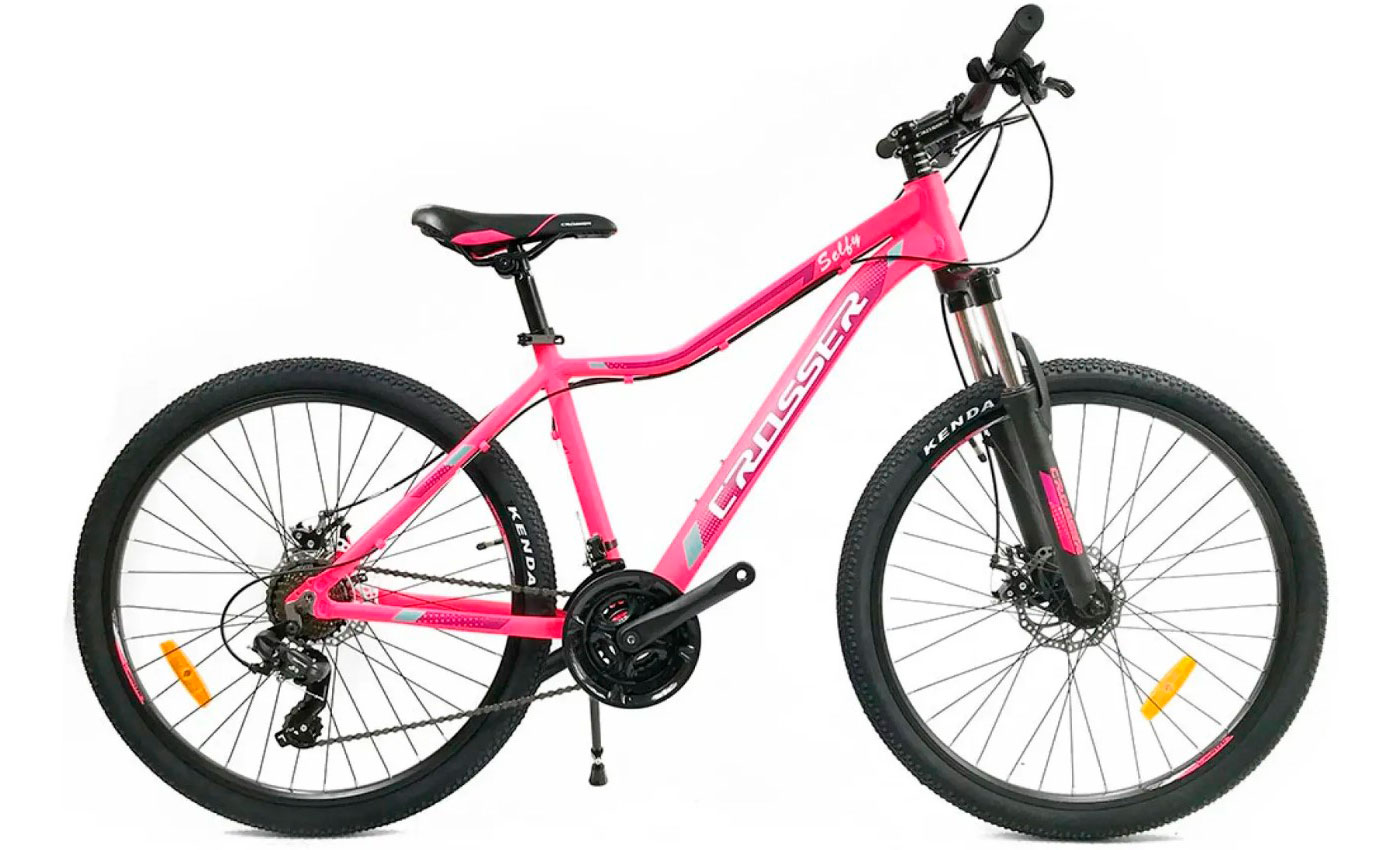 Фотография Велосипед Crosser Selfy 26" размер S рама 15 Розовый